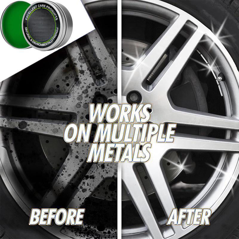 All-purpose metal polish for panels handrails gates and signs
