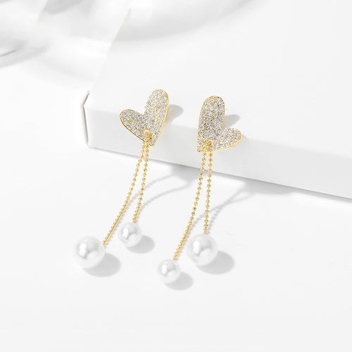 BUY 1 GET 1 FREE - Love Pearl Tassel Earrings