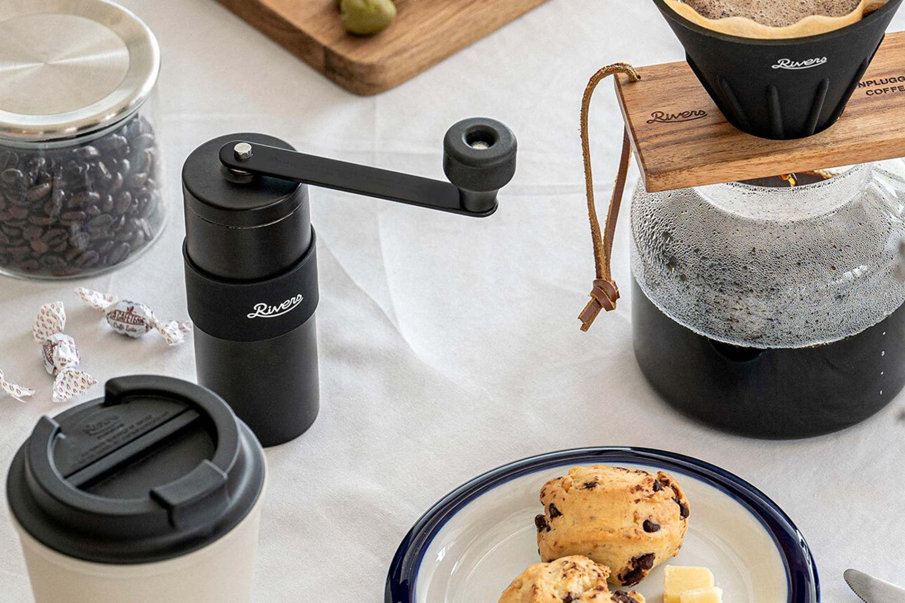 Rivers Coffee Grinder Grit 2 - Black