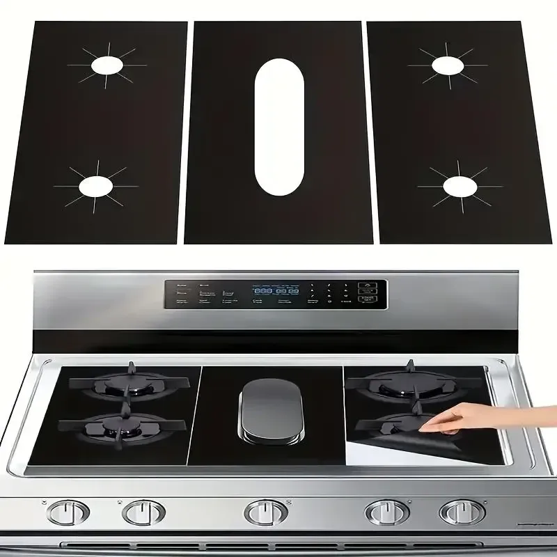 Fiberglass cloth and non-stick coating on the burner liner