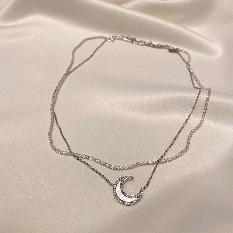 Moon Diamond Necklace