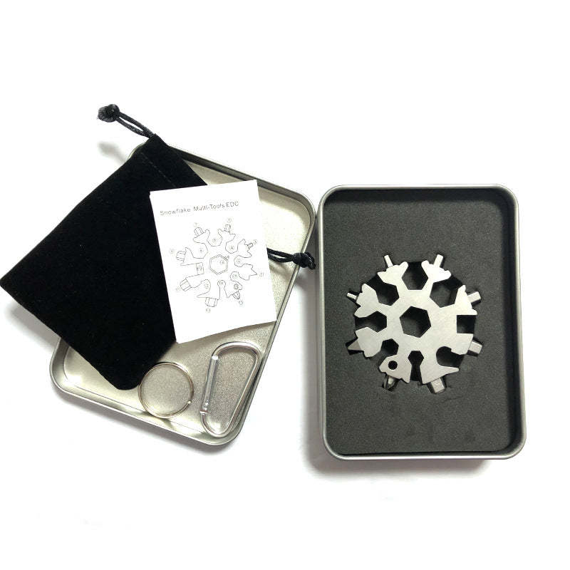 KinWild 18-in-1 Snowflake Multi-Tool Stainless Steel 5pcs