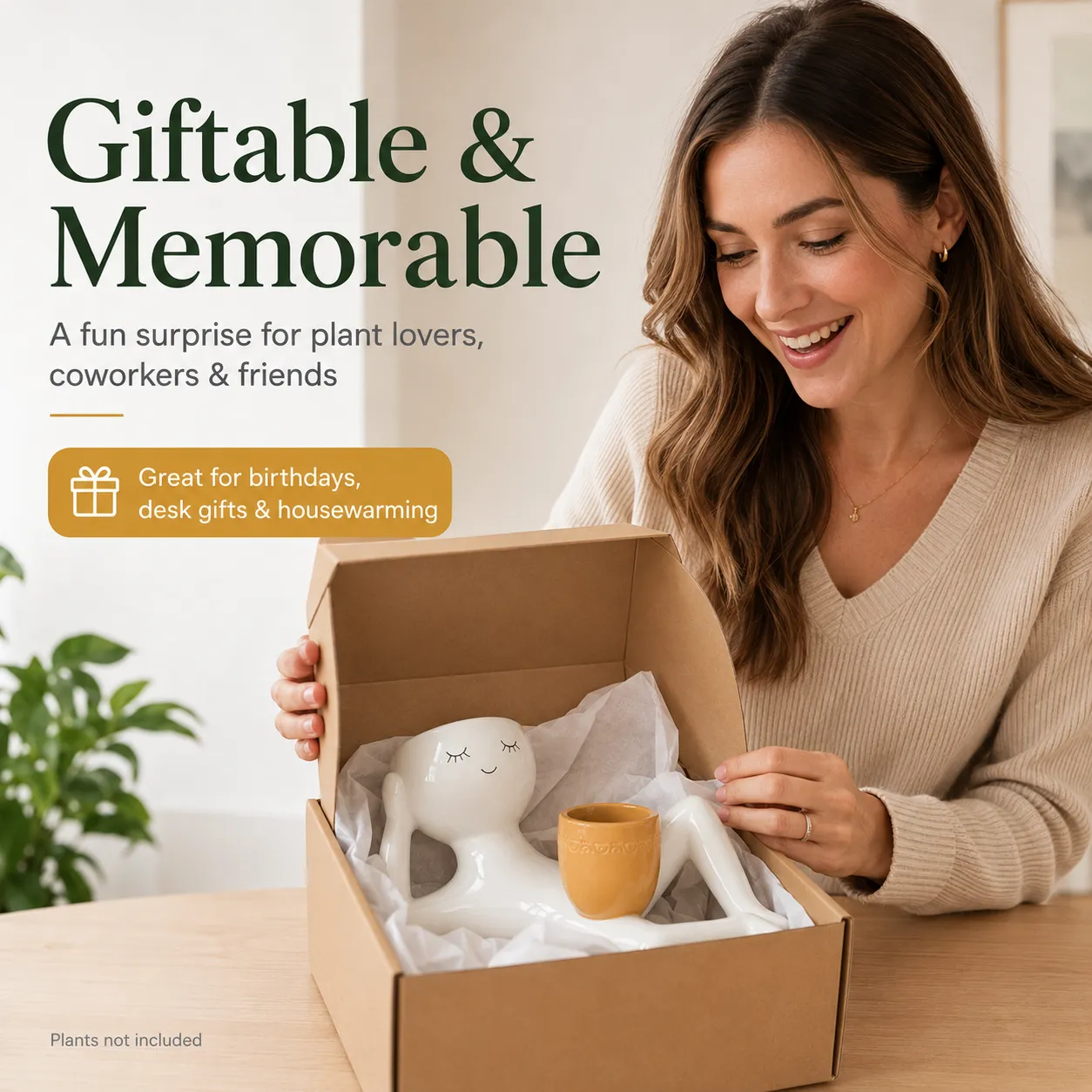 Desk Plant Buddy Gift Idea