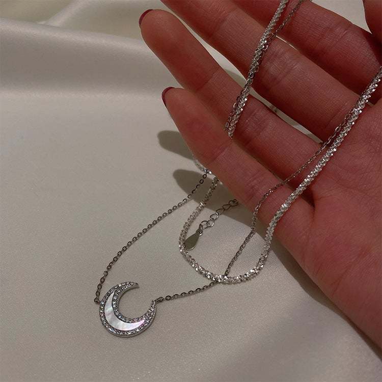 Moon Diamond Necklace