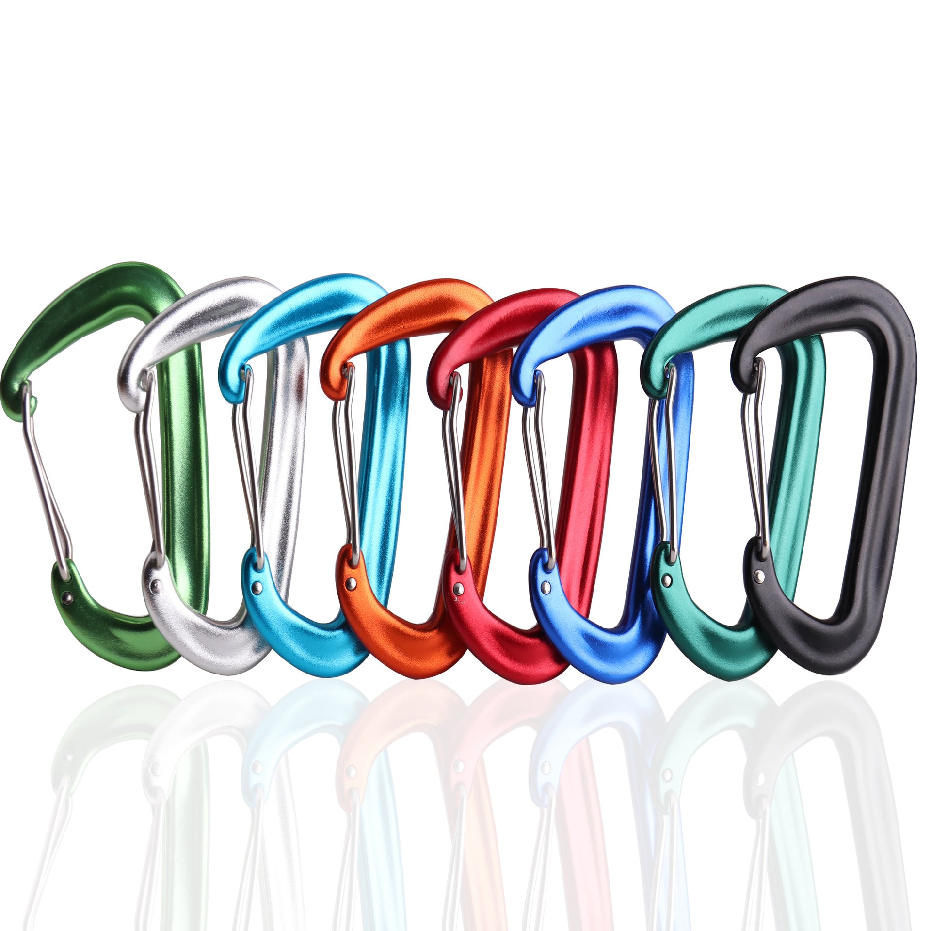 GeneTac Outdoor D-shaped Carabiner Hook 5pcs