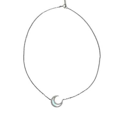 Moon Diamond Necklace