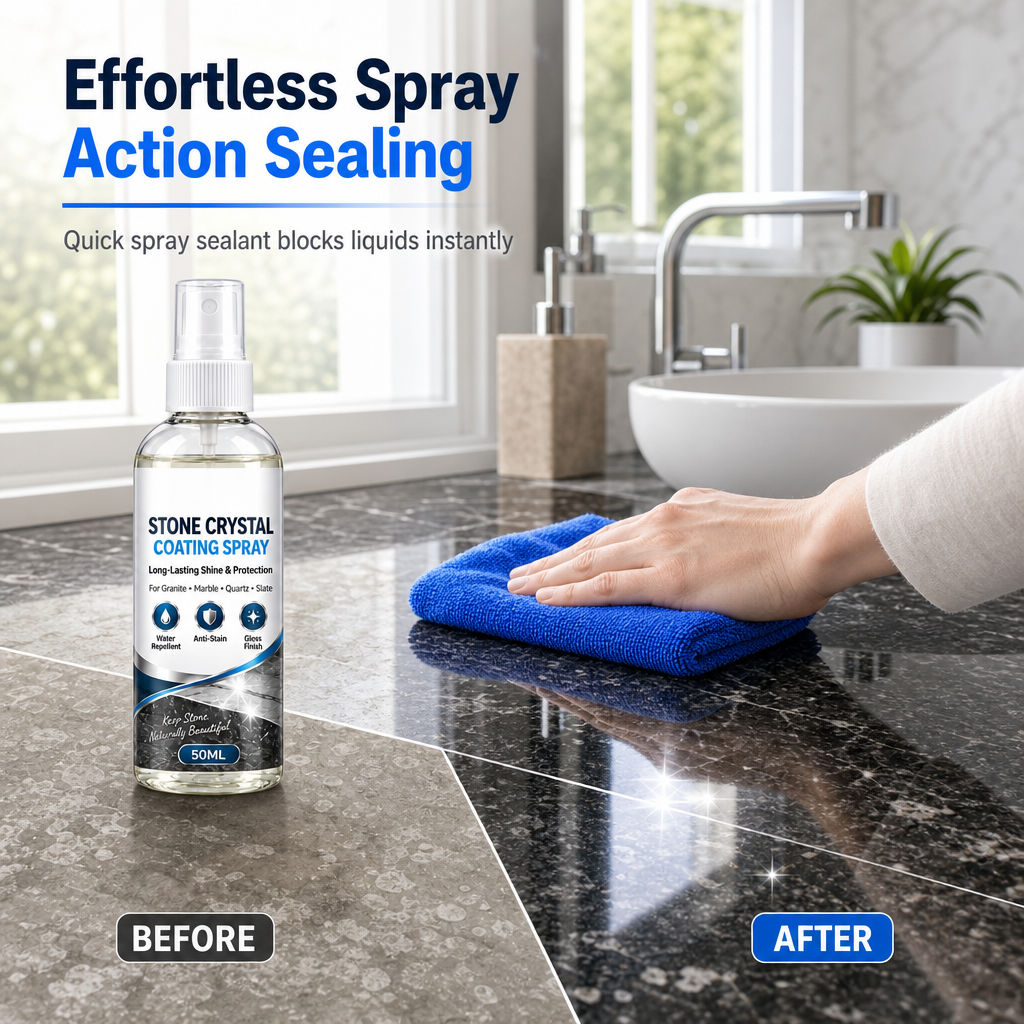 Easy stone coating application