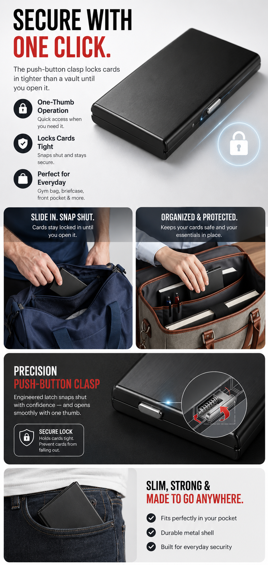 RFID Blocking Card Holder detail