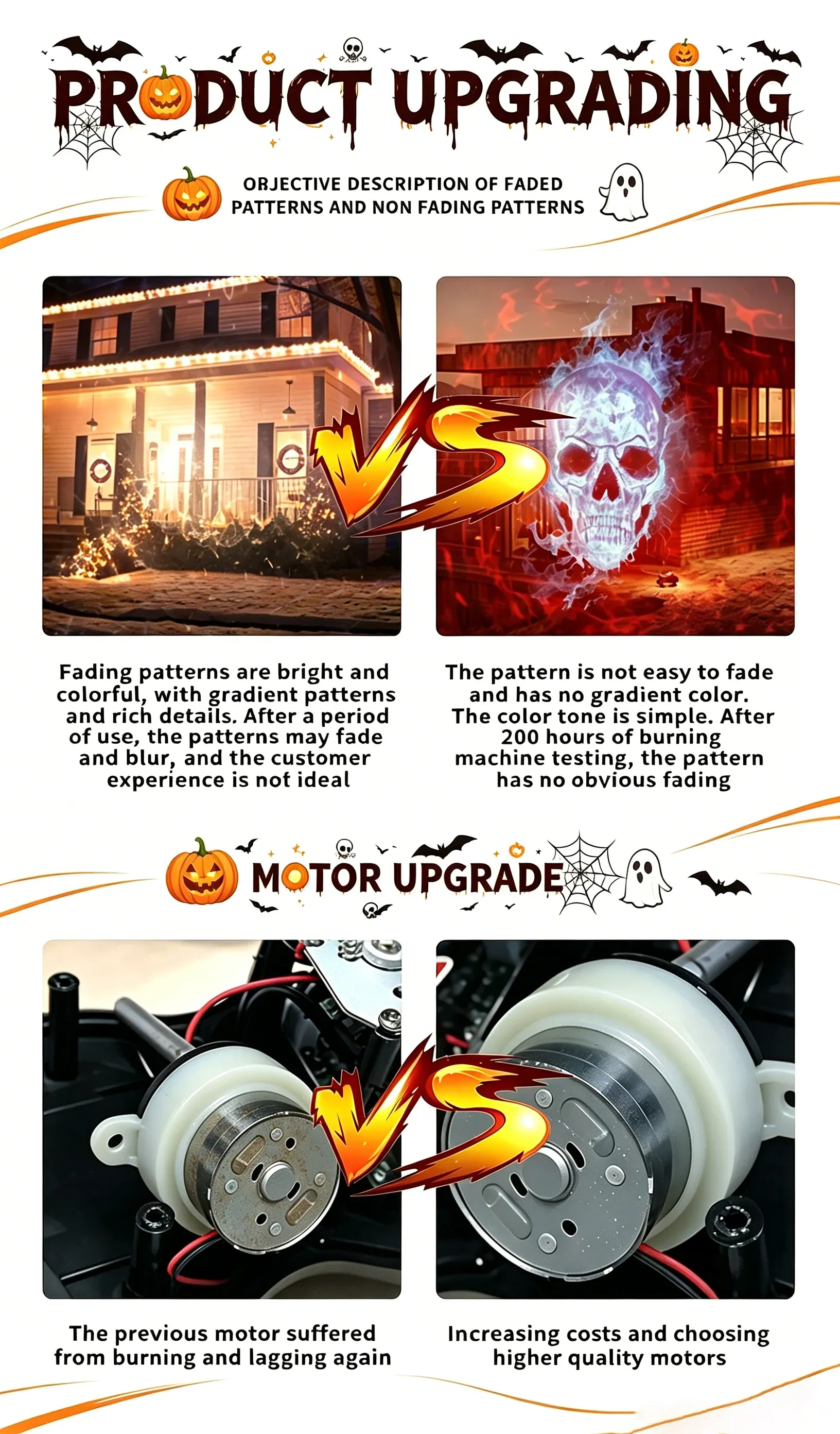 HD Halloween projection visual effects