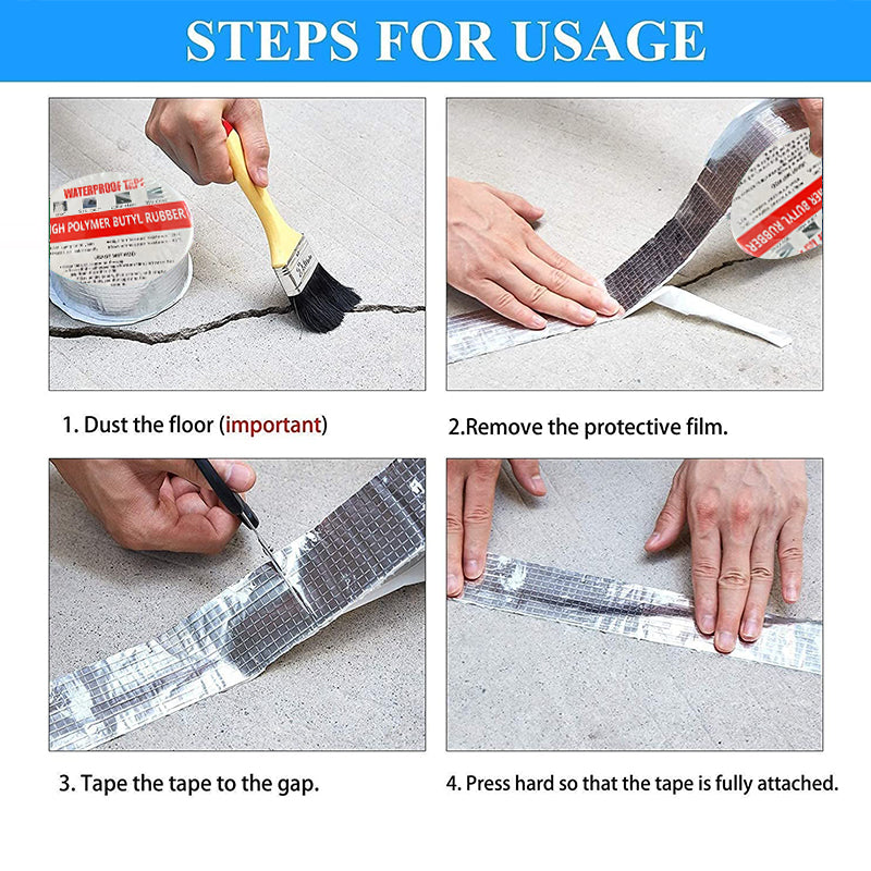 Peel and Press Aluminum Foil Repair Tape
