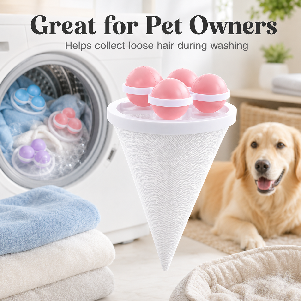 Cleaner laundry less fuss washing machine filter bag