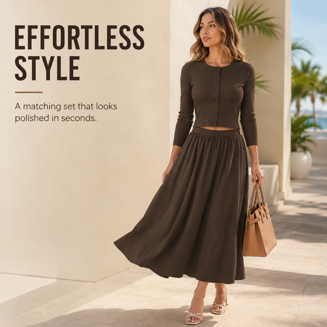 Casual chic day-out outfit styling