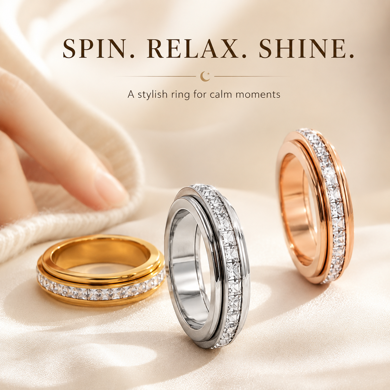 Polished titanium steel surface for everyday wear