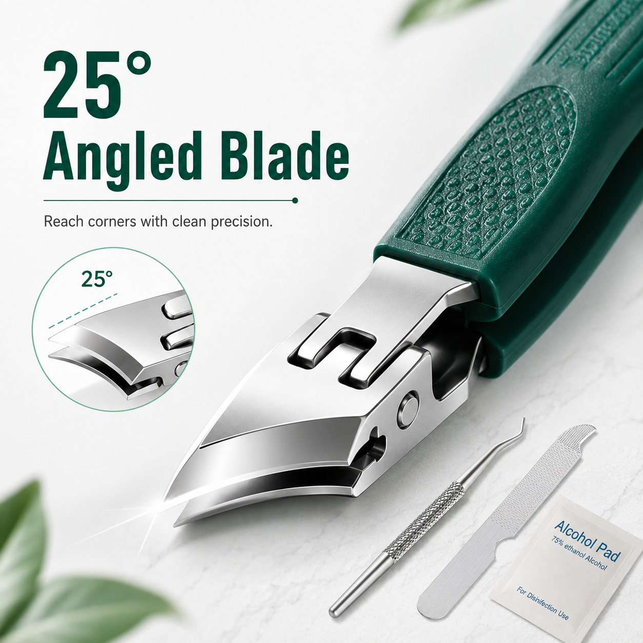 Sharp stainless steel nail clipper blade