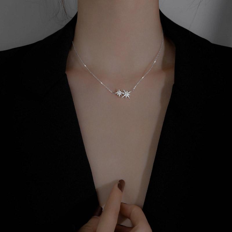 2026 Twin Moon Star Necklace