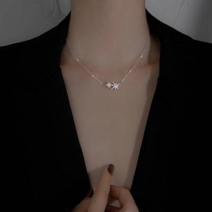 2026 Twin Moon Star Necklace