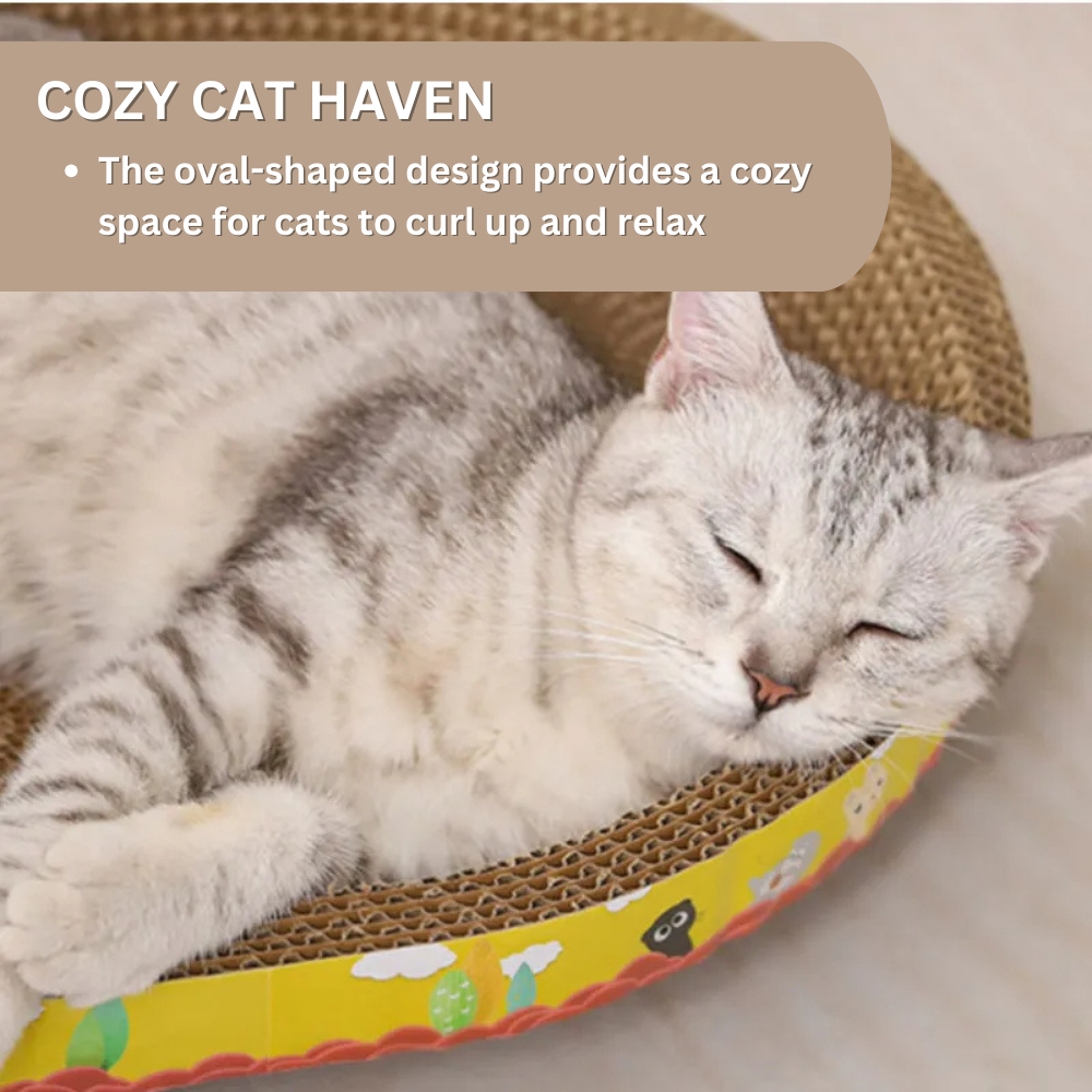 Whisker Wonderland™ Cat Bed & Scratching Board