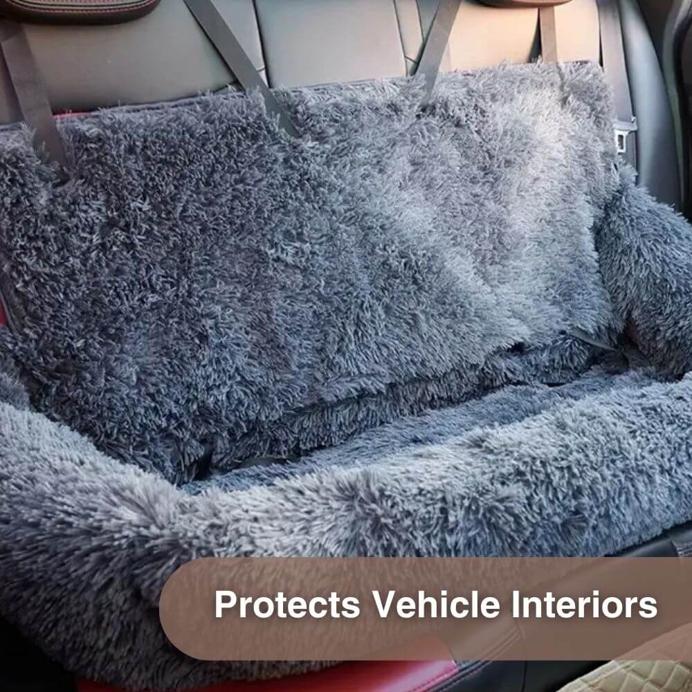 LuxPaw™ Calming Protecting Car Bed For Dogs And Cats