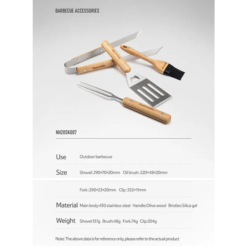 Outdoor Fork Charcoal Clip BBQ Grilling TooL