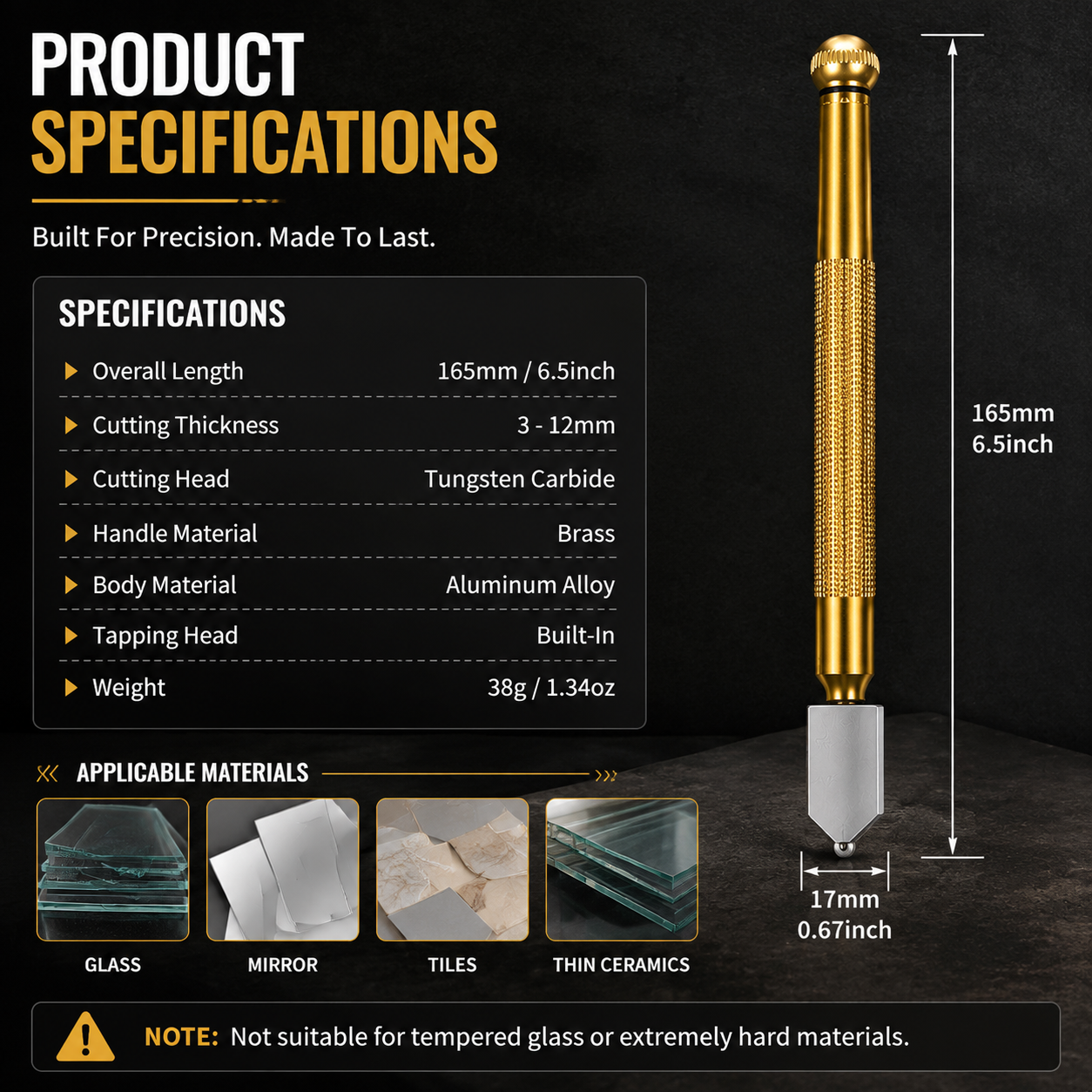 Solid brass metal body disassembled parts and build quality