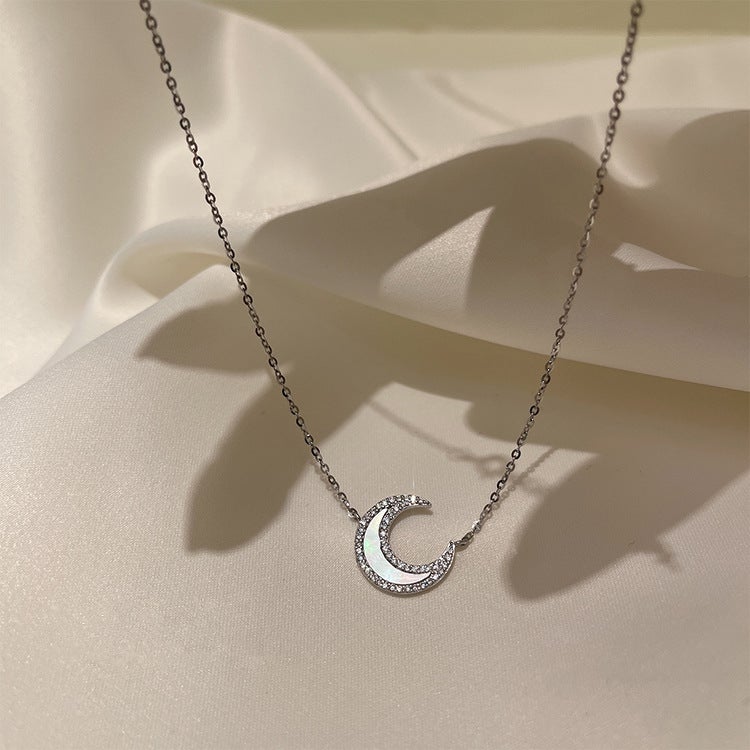Moon Diamond Necklace