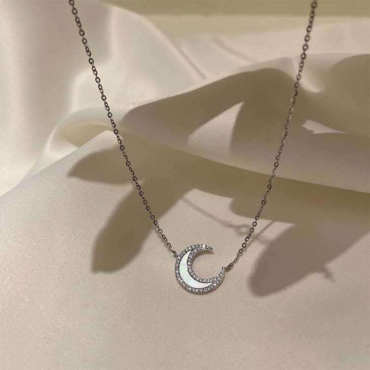 Moon Diamond Necklace