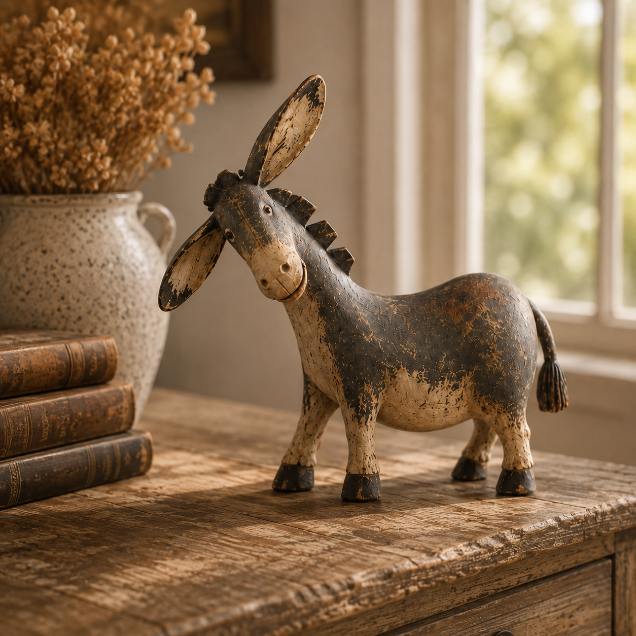 Farmhouse donkey decoration