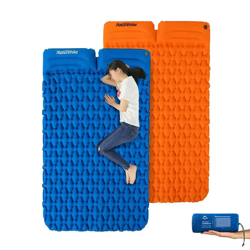 TPU Double Sleeping Pad With Pillow 