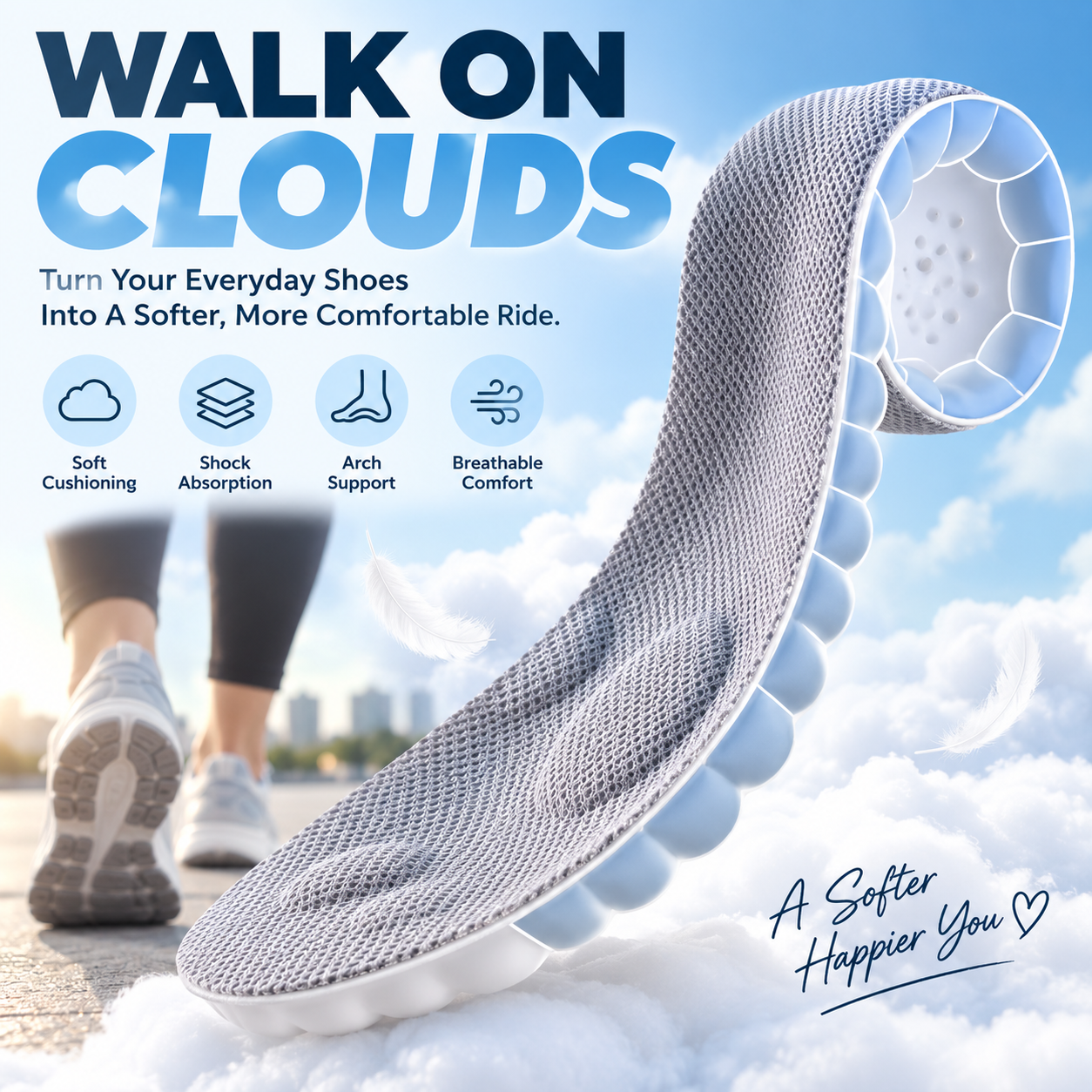 4D Cloud Comfort Insoles