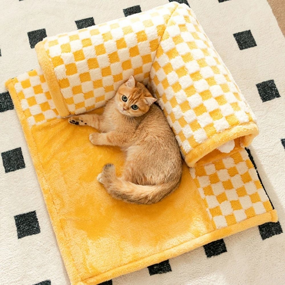 LuxPaws™ 2-In-1 Cat Tunnel Bed