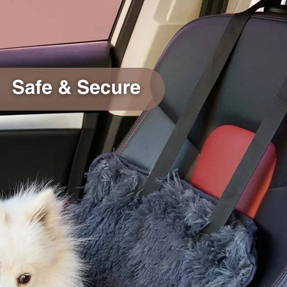 LuxPaw™ Calming Protecting Car Bed For Dogs And Cats