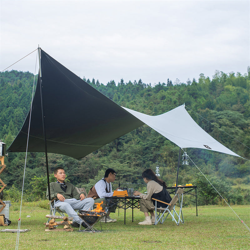 Naturehike SHARK Black Vinyl Hexagonal Sunshade