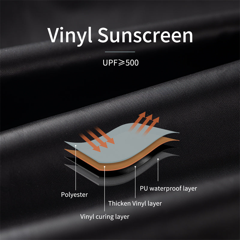 Naturehike SHARK Black Vinyl Hexagonal Sunshade