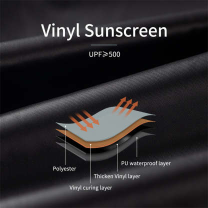 Naturehike SHARK Black Vinyl Hexagonal Sunshade