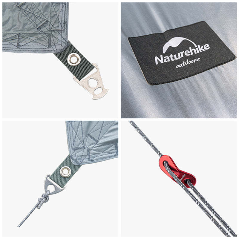 Naturehike SHARK Black Vinyl Hexagonal Sunshade