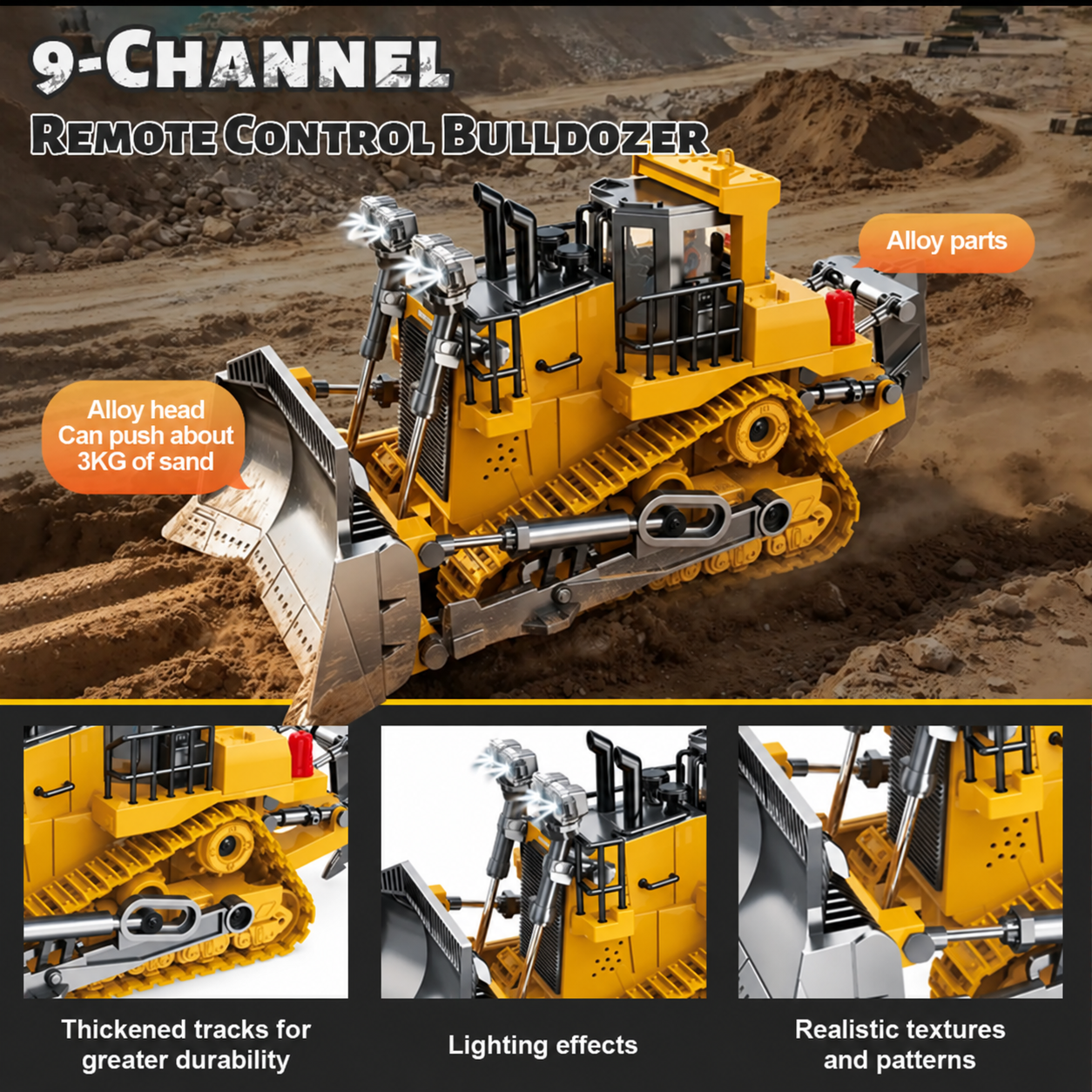 Multi-Channel Remote Control for Construction Vehicles