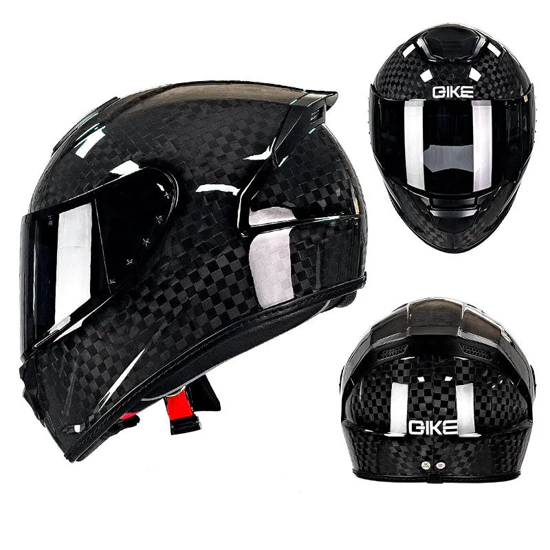 Ultra-Light Carbon Fiber Full-Face Helmet