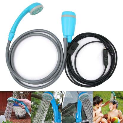 12V Portable Camping Shower with 3.7V Lithium Battery