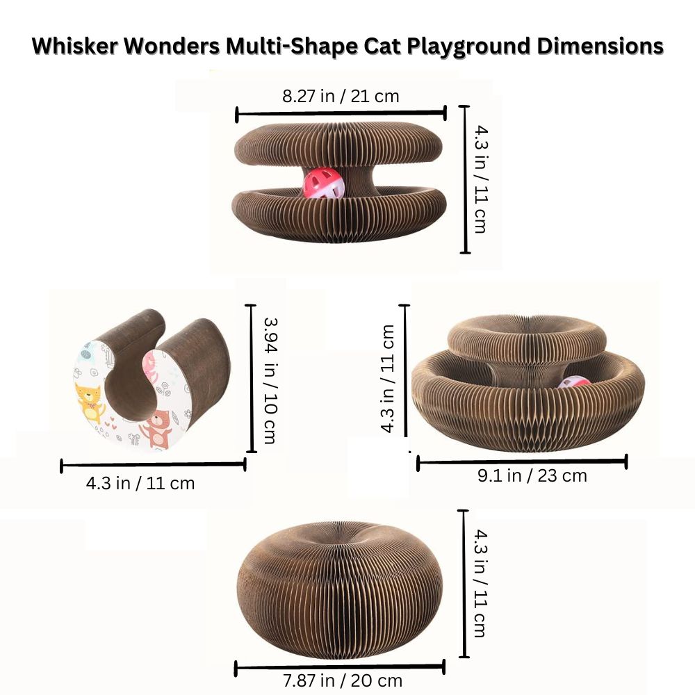 Whisker Wonders™ Multi-Shape Cat Playground