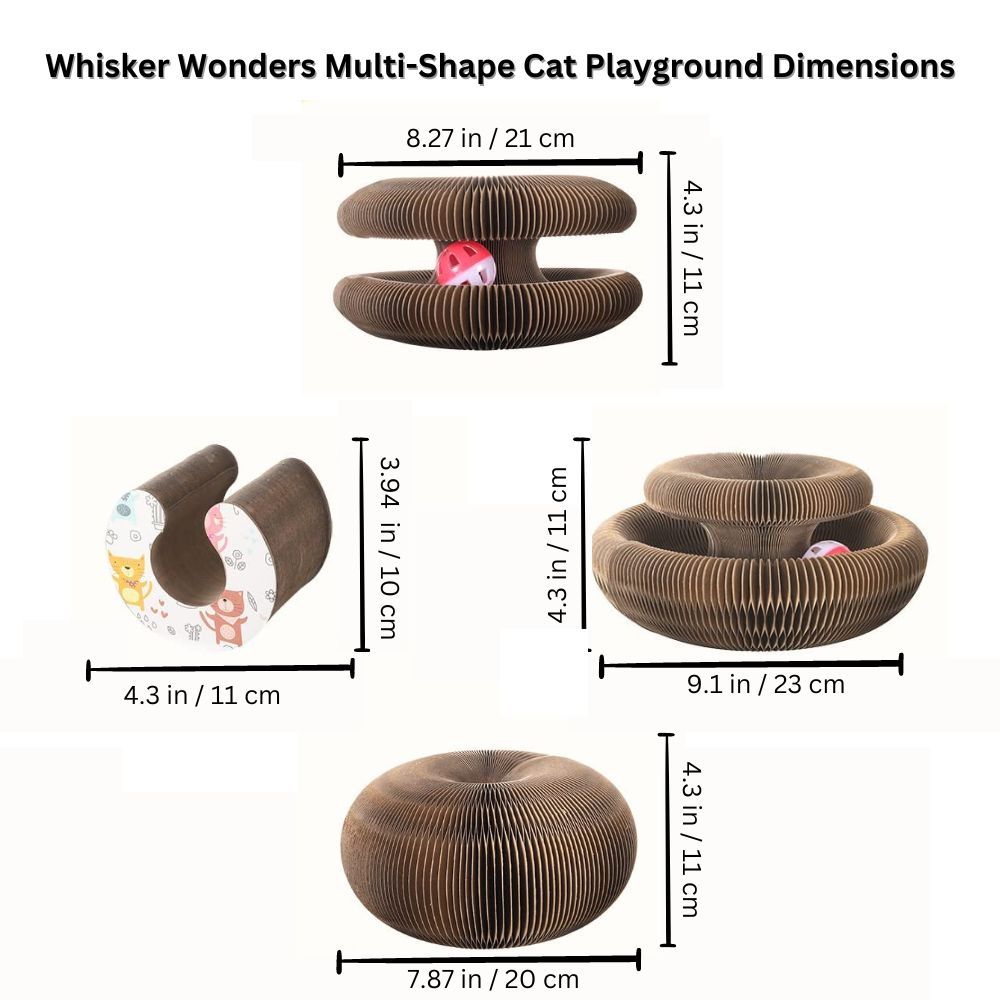 Whisker Wonders™ Multi-Shape Cat Playground