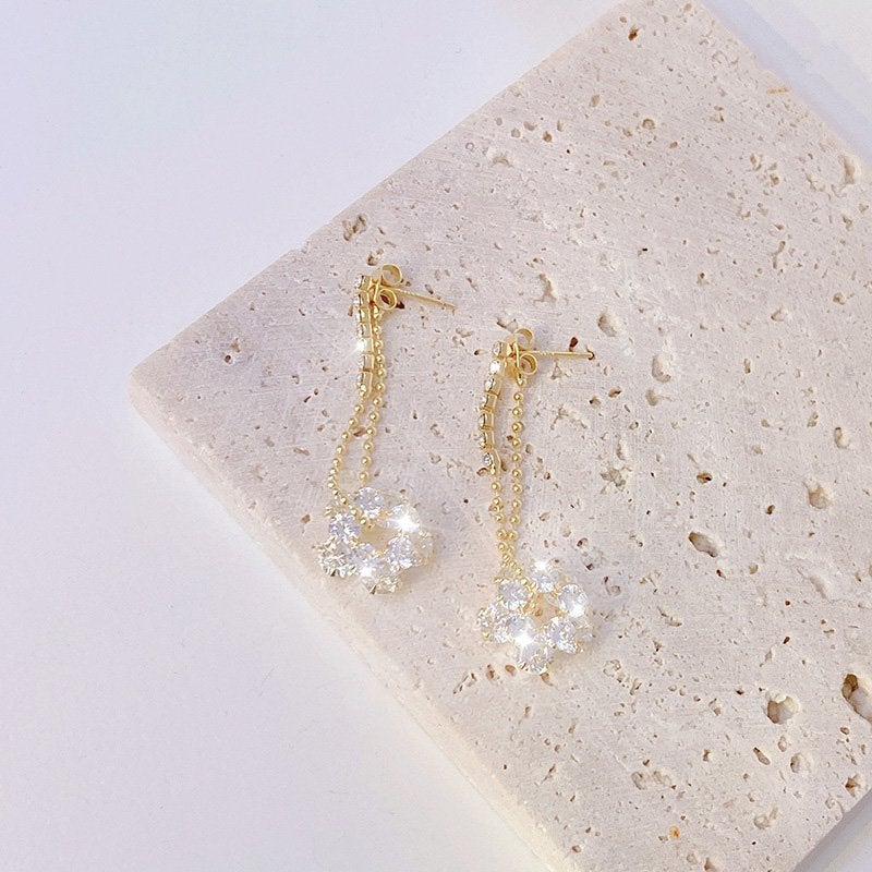  Flowers Dangle Earrings