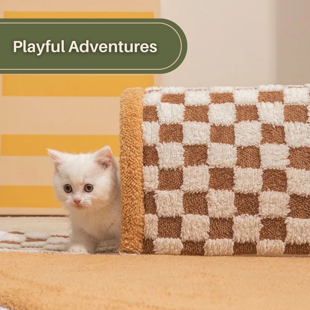 LuxPaws™ 2-In-1 Cat Tunnel Bed