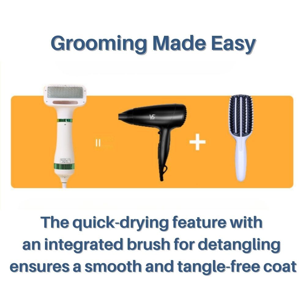 VelvetPaws™ QuickDry Pet Styler