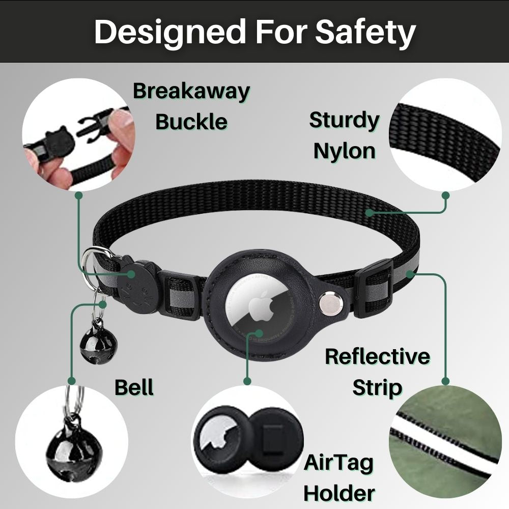 Feline Freedom™ AirTag Breakaway Cat Collar
