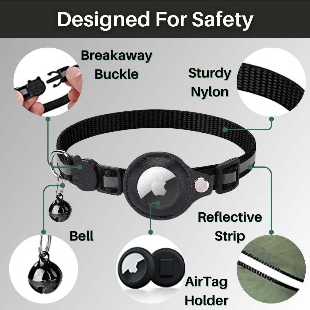 Feline Freedom™ AirTag Breakaway Cat Collar