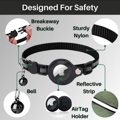 Feline Freedom™ AirTag Breakaway Cat Collar