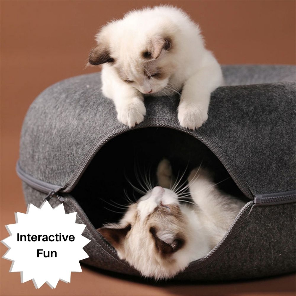 Feline Haven™ Cozy Cat Cave