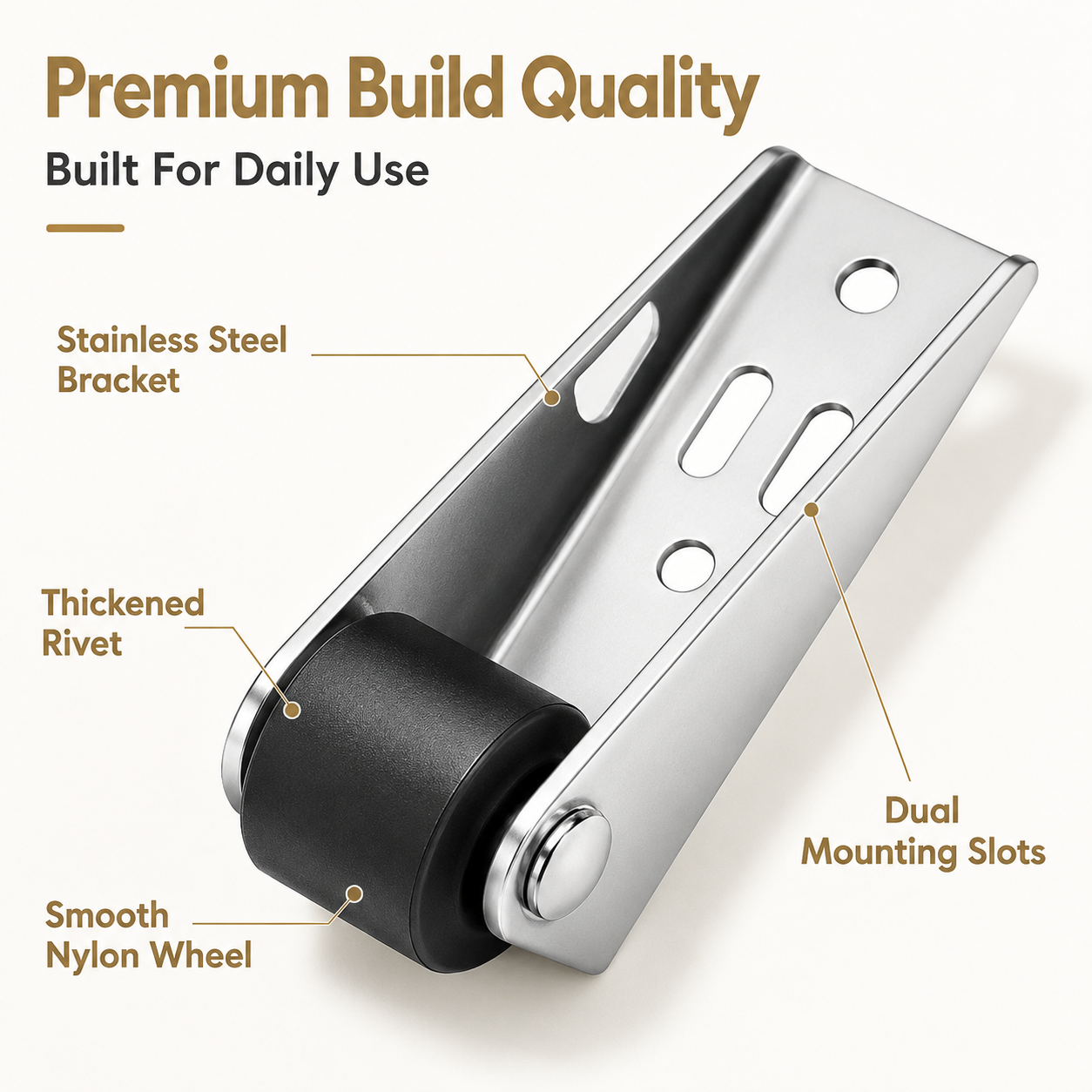 Mini caster wheels for multiple uses