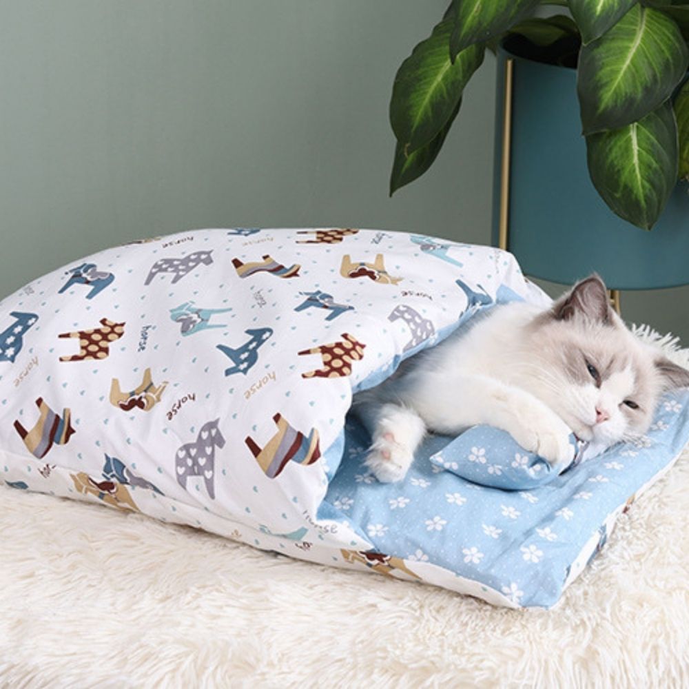 Kitty Pouch™ Cozy Cat Bed