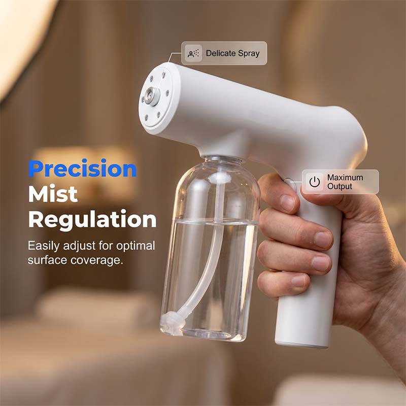 Adjustable mist regulation nano spray gun